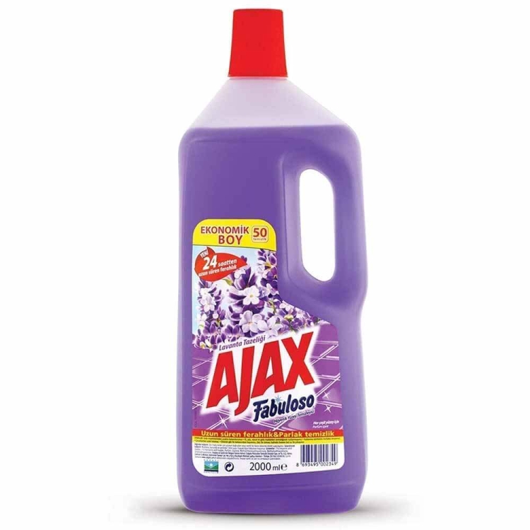 Ajax Fabuloso Genel Yüzey Temizleyici Lavanta Tazeliği 2 Lt 
