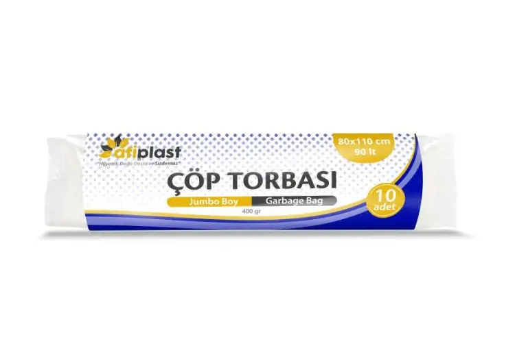 Atiplast Endüstriyel Jumbo Çöp Torbası 80x110 Mavi 400 Gr - 1