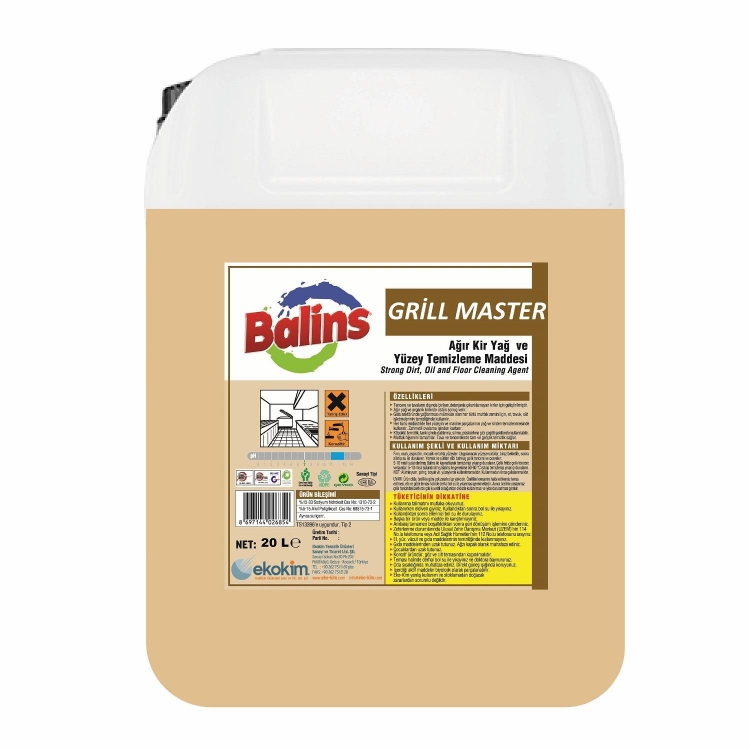 Balins Grill Master Mutfak Yağ Sökücü 20 Kg 
