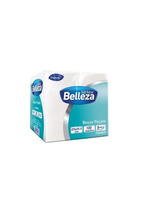 Belleza Beyaz Peçete 23x24.5 Cm 100 Lü 