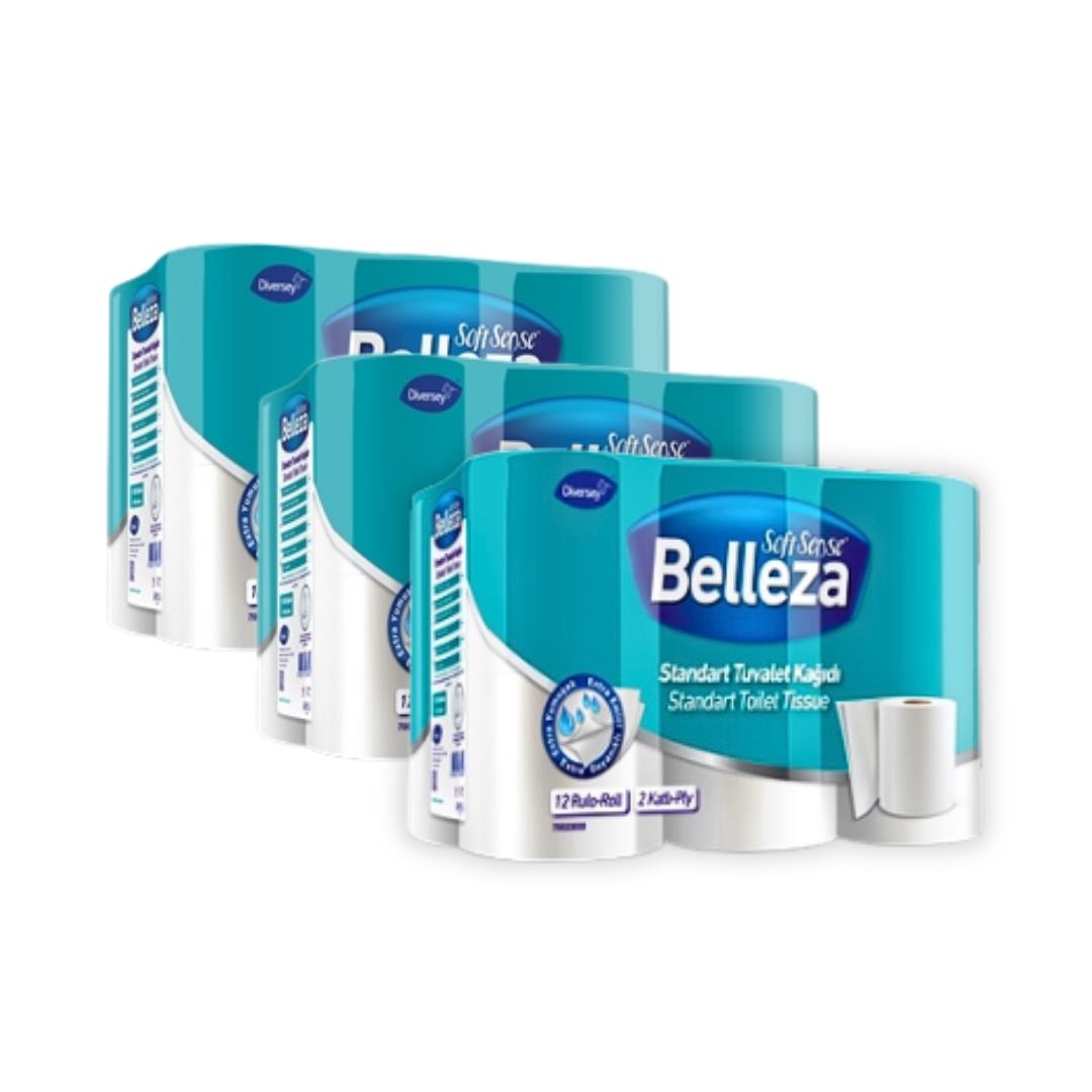 Belleza Standart Tuvalet Kağıdı 150 Yaprak 16x3 Paket 48 Li