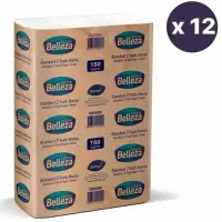 Belleza Standart Z Katlı Havlu 20x24 Cm 150 Li 12 Paket