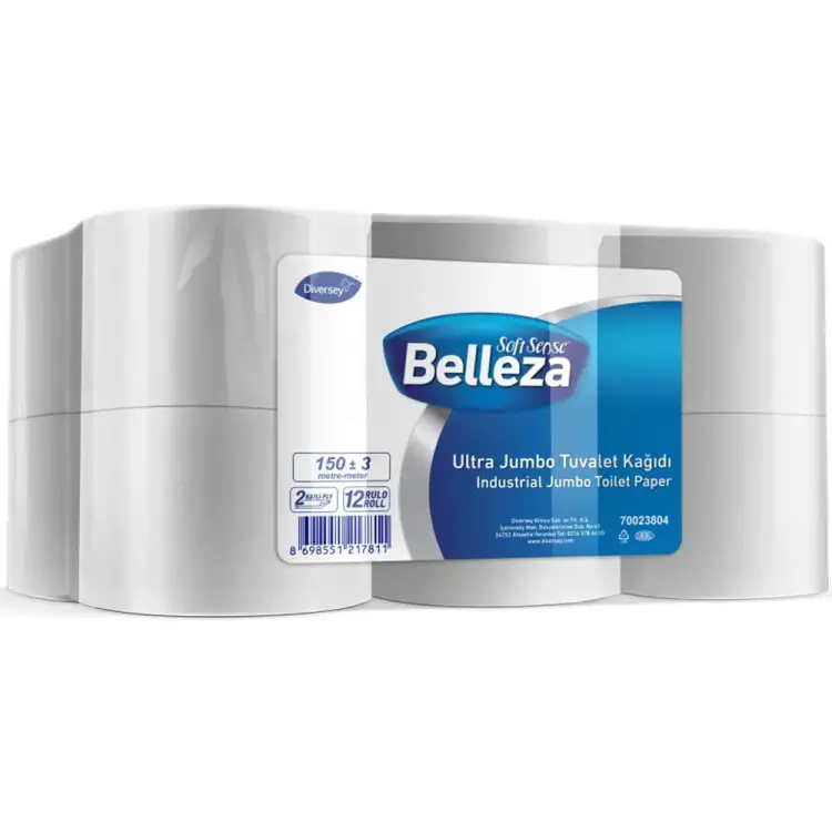 Belleza Ultra Jumbo Tuvalet Kağıdı 150 Mt 12 Li - 1