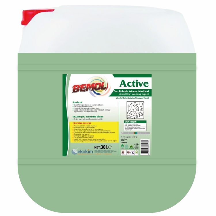 Bemol Active Extra Elde Bulaşık Deterjanı 30 Kg 
