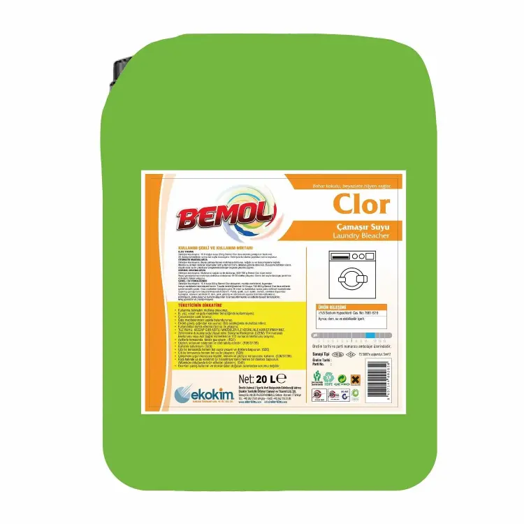 Bemol Clor Parfümlü Çamaşır Suyu 20 Kg - Bemol