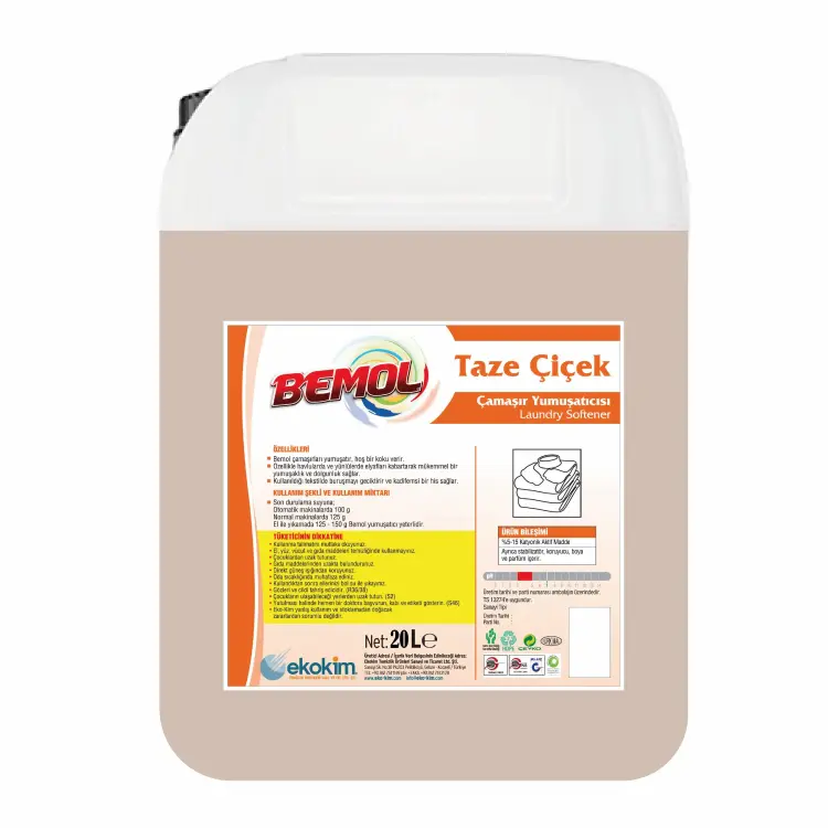 Bemol Extra Çamaşır Yumuşatıcı Pembe 20 Kg 