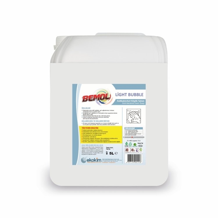 Bemol Light Bubble Hijyenik Köpük El Sabunu 5 Kg 
