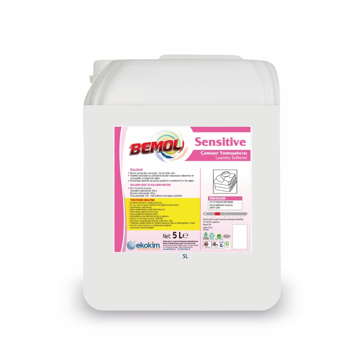 Bemol Sensitive Extra Parfümlü Çamaşır Yumuşatıcı Beyaz 5 Kg 