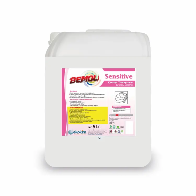 Bemol Sensitive Extra Parfümlü Çamaşır Yumuşatıcı Beyaz 5 Kg - 1