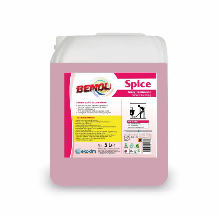 Bemol Spice Yüzey Temizleyici Pembe 5 Kg 