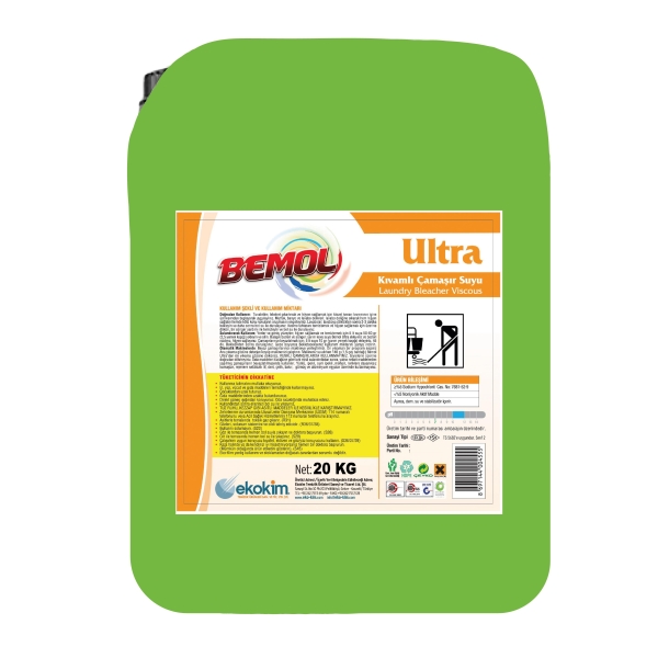 Bemol Ultra Kıvamlı Çamaşır Suyu 20 Kg 