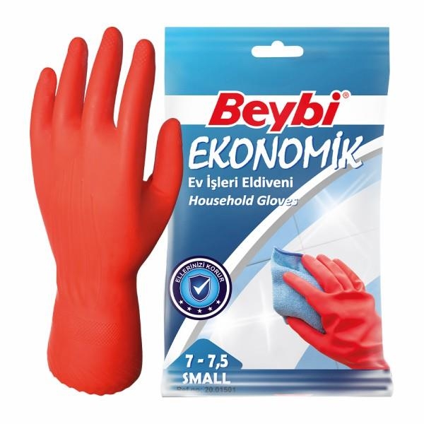 Beybi Ekonomik Temizlik Eldiveni Küçük Boy Small 7-7.5 