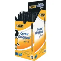 Bic Cristal Fine Tükenmez Kalem Siyah 0.8 mm 50 Li 847897