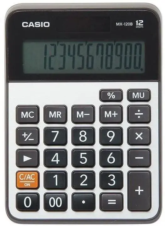 Casio Hesap Makinası MX-120B 12 Hane - 1