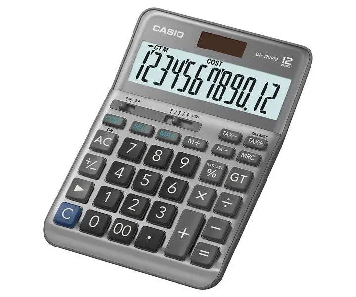 Casio Hesap Makinesi DF-120FM 12 Hane - 1