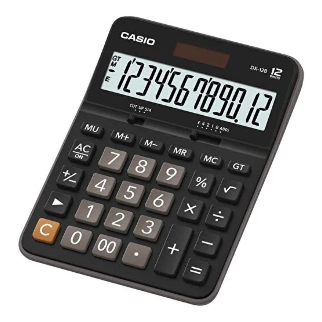 Casio Hesap Makinesi DX-12BK 12 Hane