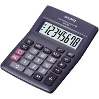 Casio Hesap Makinesi Masaüstü MW-5V BK 8 Hane - 1