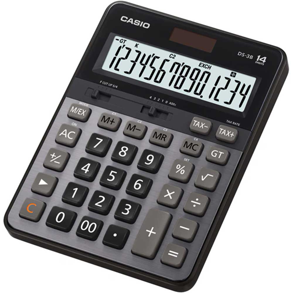 Casio Hesap Makinesi Masaüstü Tipi  DS-3B 14 Hane