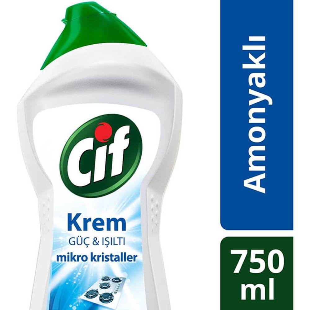 Cif Amonyaklı Temizlik Kremi 750 Ml