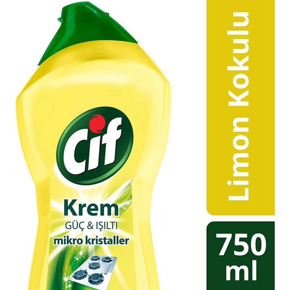 Cif Limonlu Temizlik Kremi 750 Ml