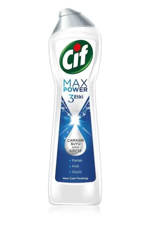 Cif Max Power Çamaşır Suyu Katkılı Temizlik Kremi 675 Ml - 1