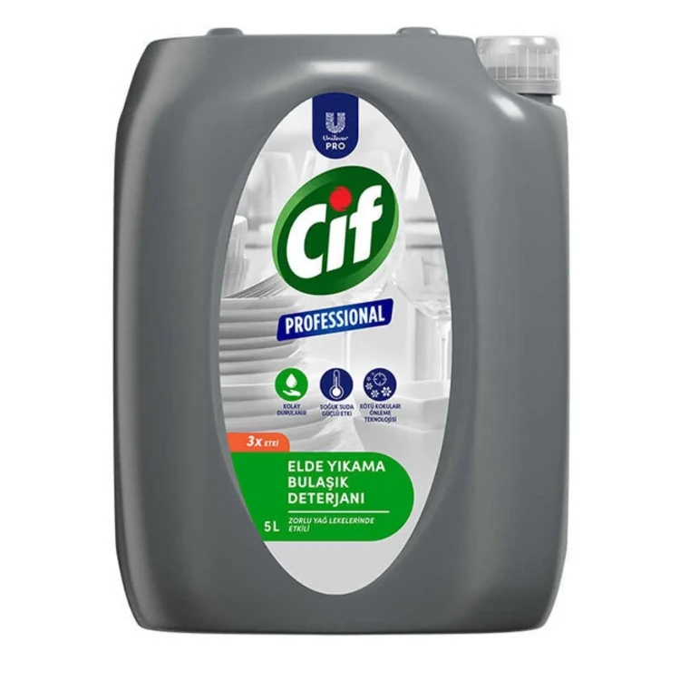Cif Professional Bulaşık Deterjanı Elde Yıkama 5 Lt 