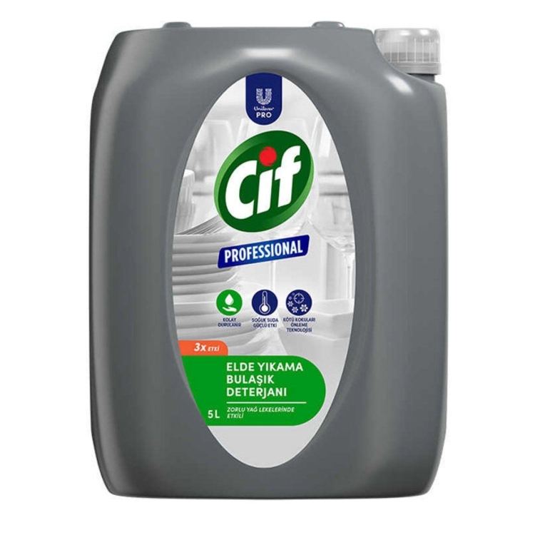 Cif Professional Bulaşık Deterjanı Elde Yıkama 5 Lt 