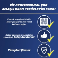 Cif Professional Çok Amaçlı Krem Temizleyici 1900 Ml - 7