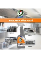 Cif Professional Güçlü Yağ Çözücü Sprey 750 Ml - 6