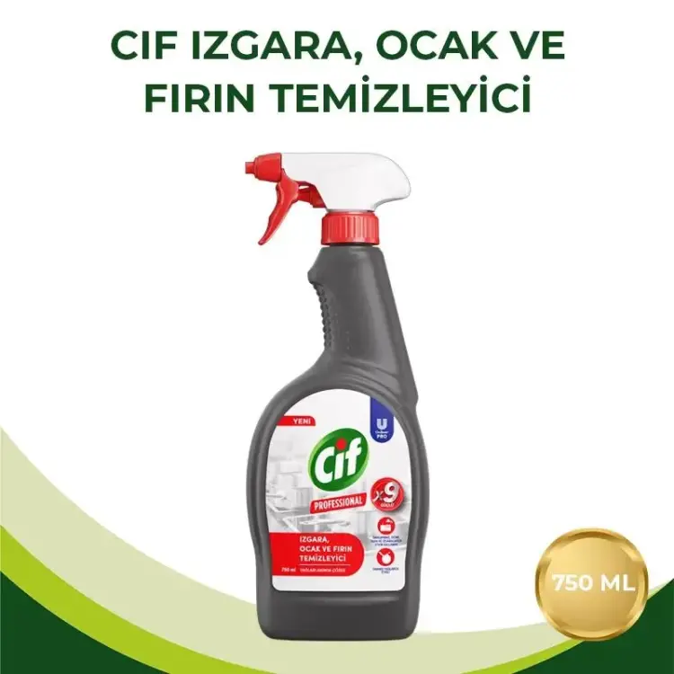 Cif Professional Izgara Fırın Ocak Temizleyici Sprey 750 Ml - 1