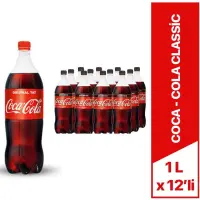 Coca Cola Classic Kola 1 Lt x 12 Li
