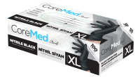 Coremed Siyah Nitril Muayene Eldiveni 100 Lü - Coremed (1)