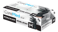 Coremed Siyah Nitril Muayene Eldiveni 100 Lü - 3