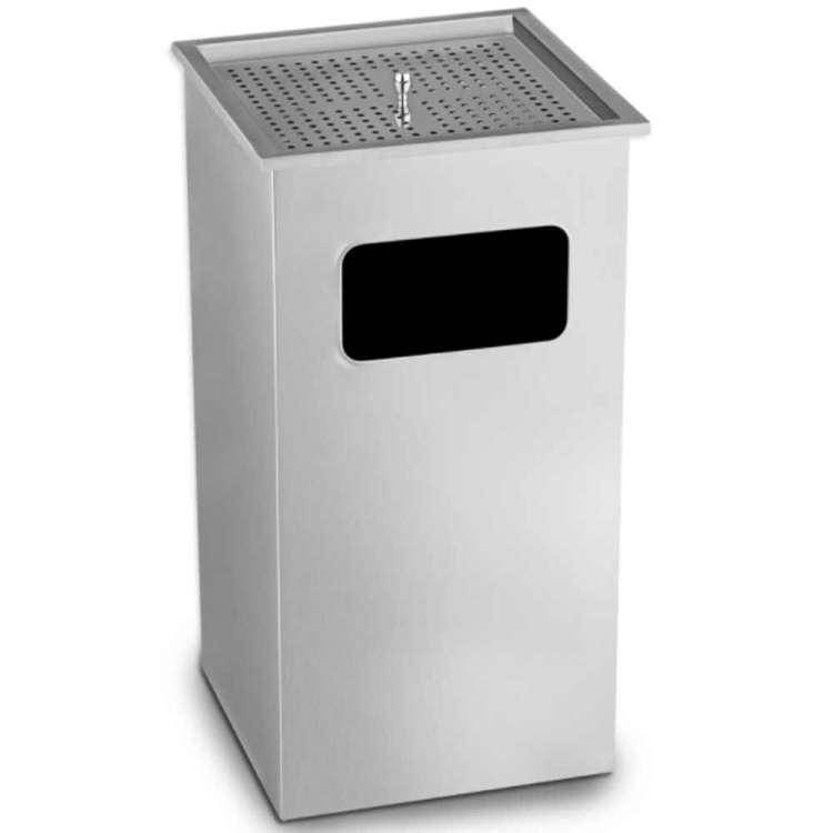 Dayco Dikdörtgen Açık Çöp Kovası Küllüklü 