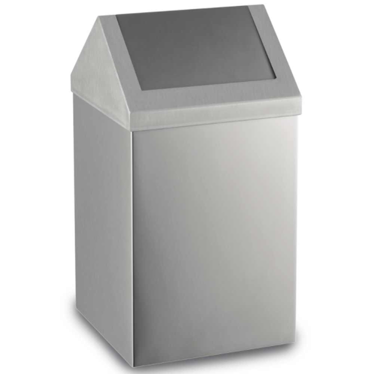 Dayco Sallanır Kapaklı Çöp Kovası 36 Lt 304 S.S. 