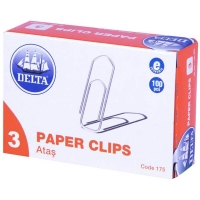 Delta Ataş 30 mm No 3 Beşgen 100 Adet Metalik Gri 175 - Delta