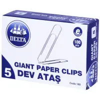 Delta Ataş 50 mm No 5 100 Adet Metalik Gri 180