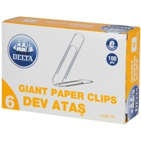 Delta Ataş 60 mm No 6 100 Adet Metalik Gri 181 - Delta