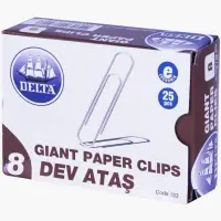Delta Ataş 75 mm No 8 25 Adet Metalik Gri 183