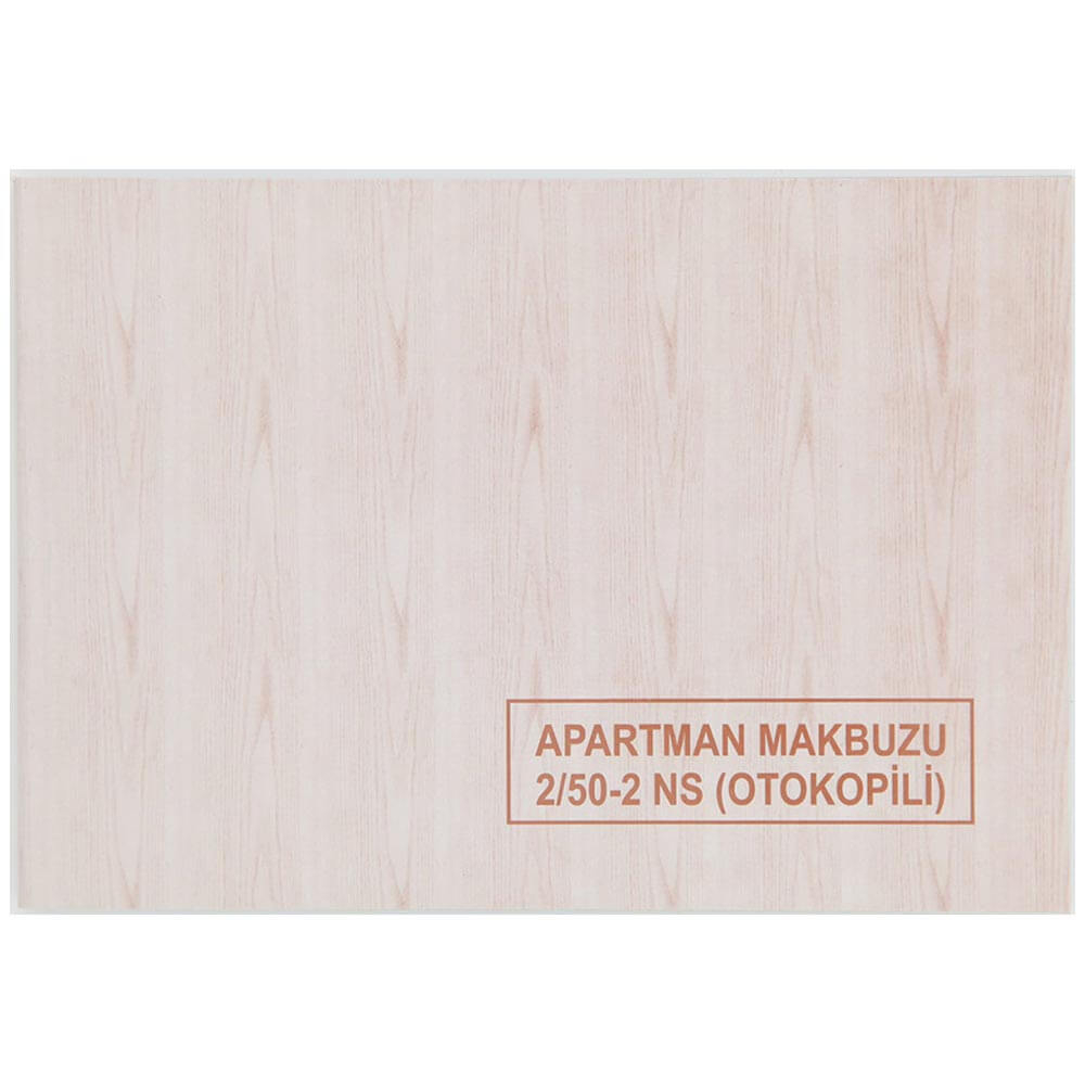 Dilman Apartman Makbuzu 2/50 2 Nüsha 4014