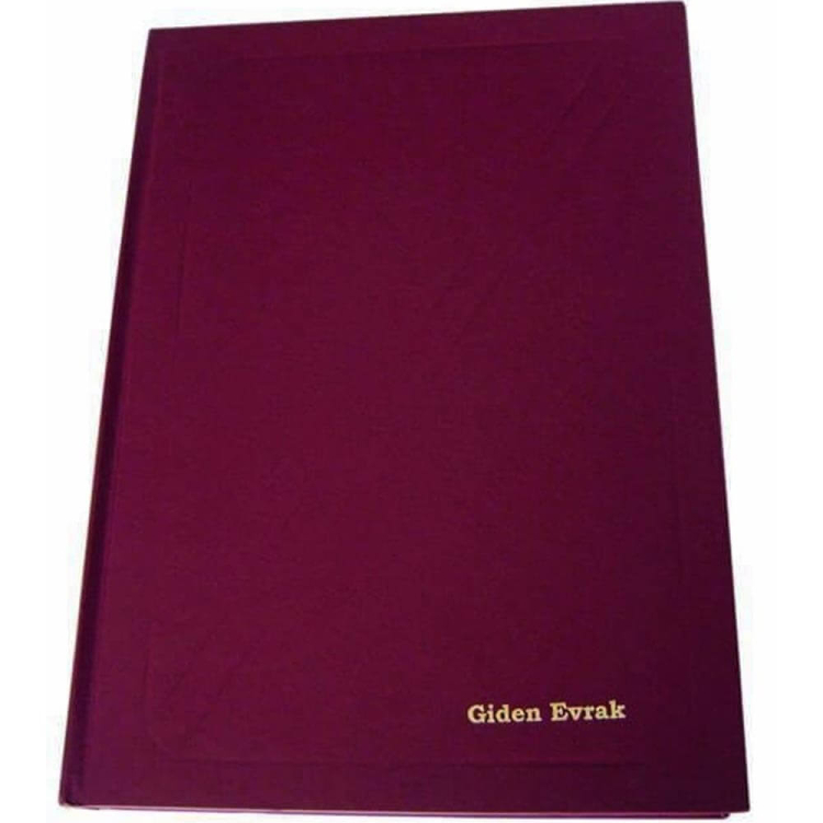 Dilman Giden Evrak Defteri Ciltli 22.5x32 192 Yaprak 5024 