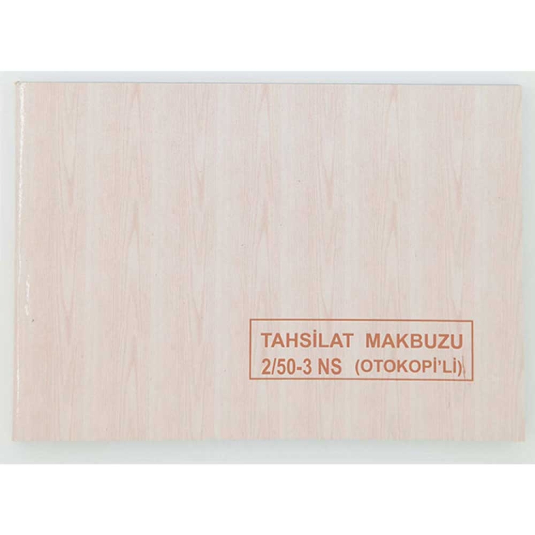 Dilman Tahsilat Makbuzu 2/50 3 Nüsha 4021 