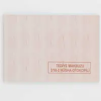 Dilman Tediye Makbuzu 2/50 2 Nüsha 4017