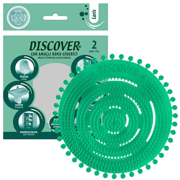 Discover Çok Amaçlı Koku Giderici Pisuvar Plastiği Laris 2 Li 