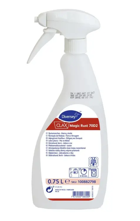 Diversey Clax Magic Rust 70D2 Leke Çıkarıcı Pas ve Metal 750 Ml - 2