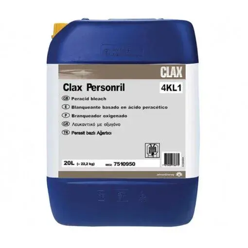 Diversey Clax Personril 4KL1 Ağartıcı Dezenfektan 22.2 Kg - 1