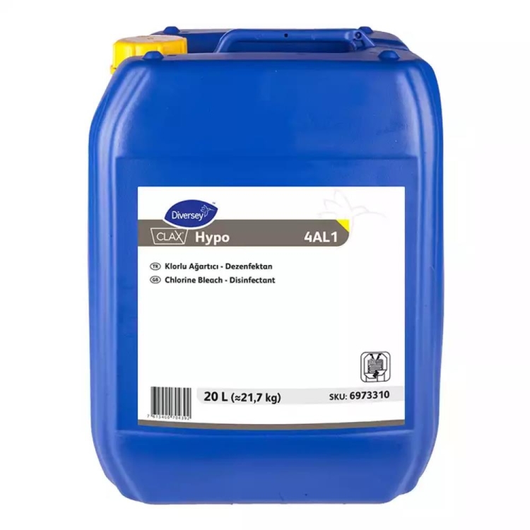 Diversey Hypo Klorlu Ağartıcı 4AL1 Dezenfektan 21.7 Kg 
