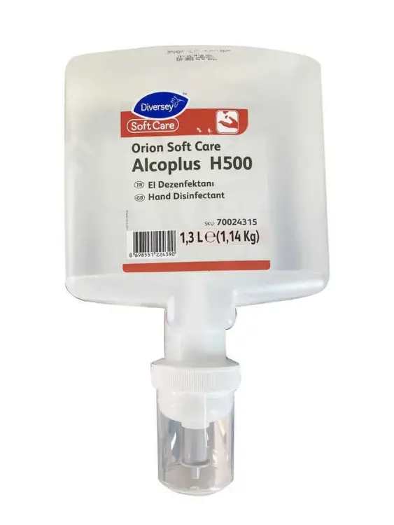 Diversey Orion Soft Care Alcoplus H500 El Dezenfektanı 1.3 Lt - 1