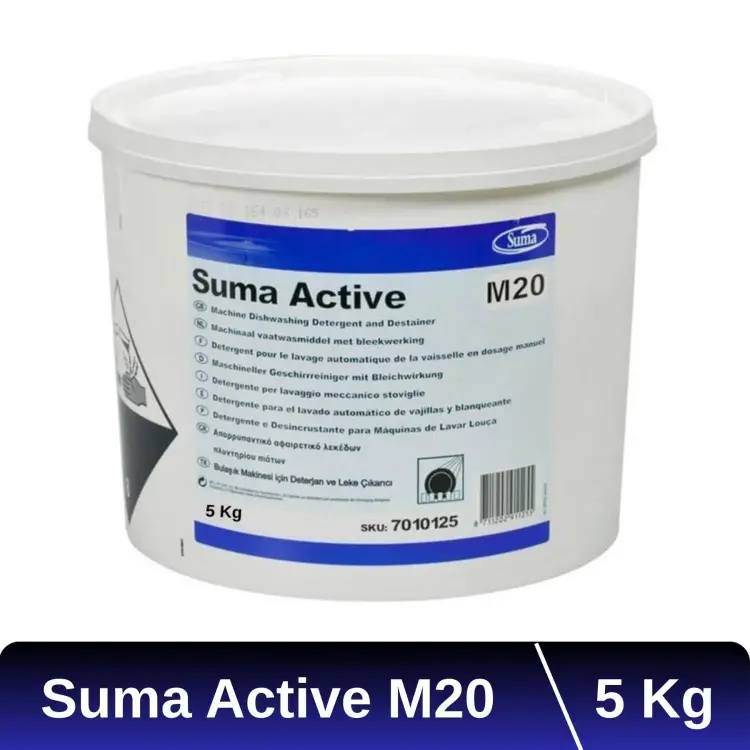 Diversey Suma Active M20 Bulaşık Toz Deterjanı 5 Kg - 1