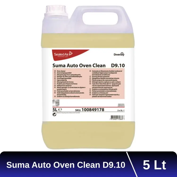 Diversey Suma Auto Oven Clean D9.10 Konveksiyonel Fırın Deterjanı 5 Lt - 1